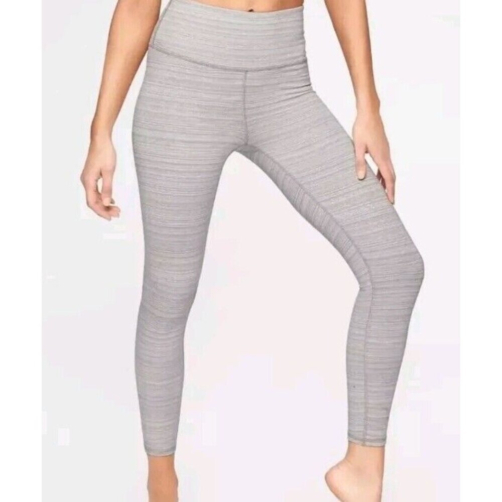 Athleta High Rise Jacquard Chaturanga 7/8 Tight Size XS - Picture 2 of 12